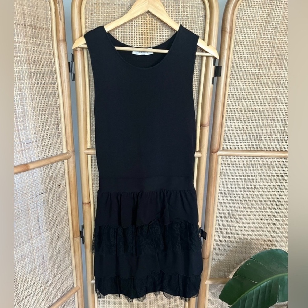 Valentino Tiered Ruffled Sleeveless Dress